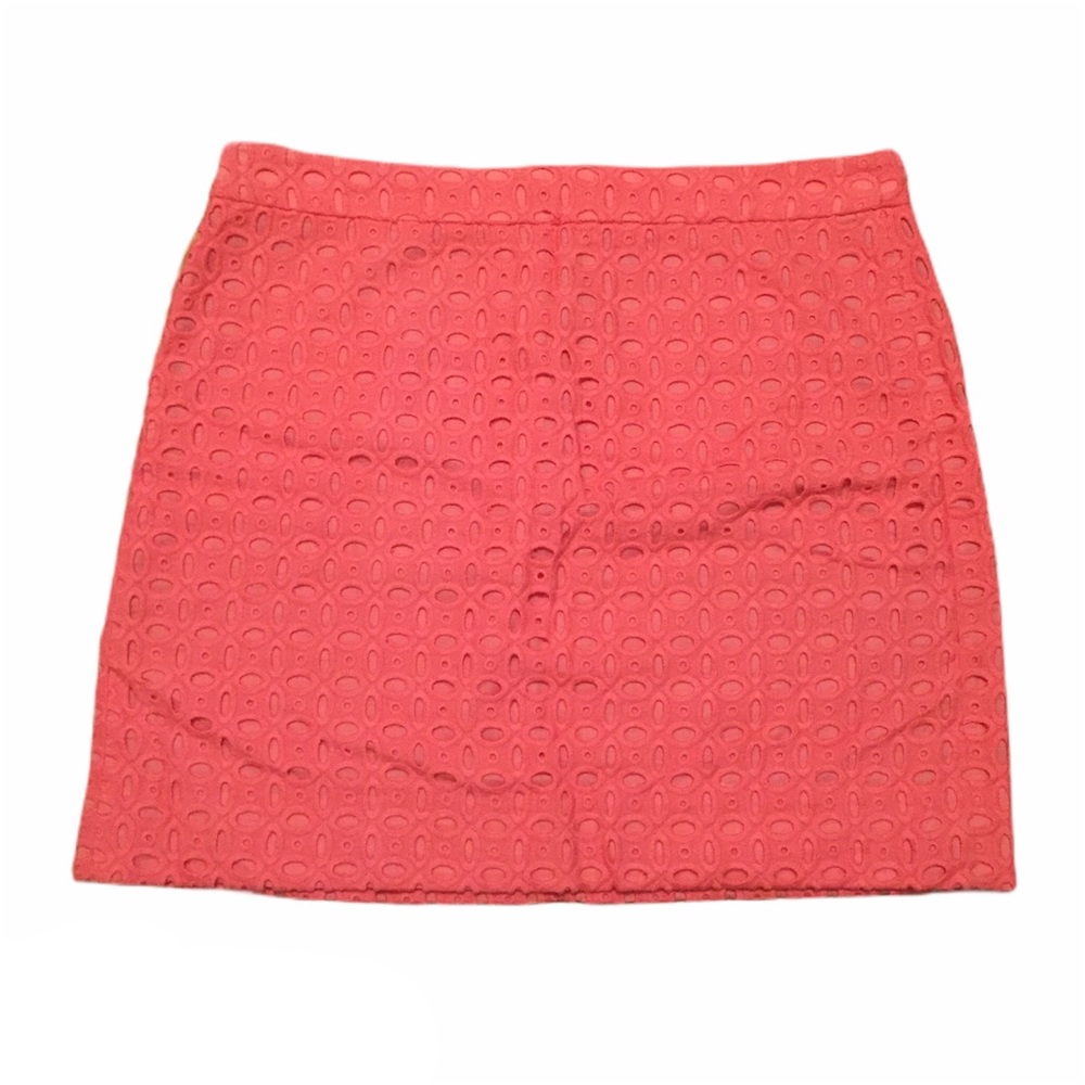 J. Crew Eyelet Zip Pull On Skirt